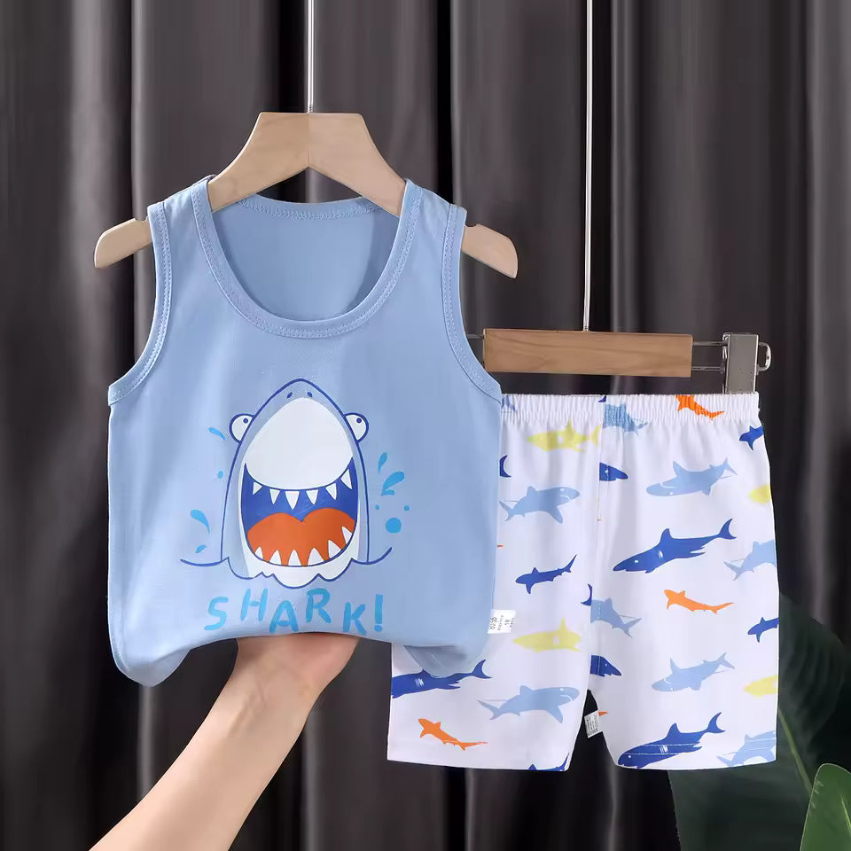Kids' Summer Outfit – Vest and Pants