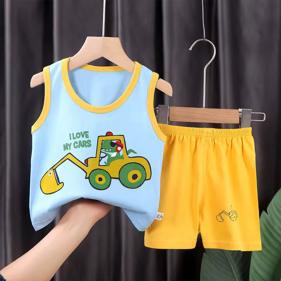 Kids' Summer Outfit – Vest and Pants