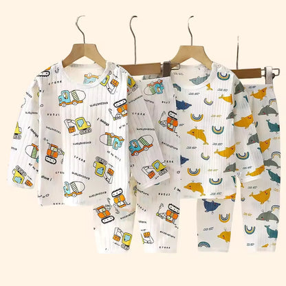 Kids' Cotton Set – Long-Sleeve Sleepwear