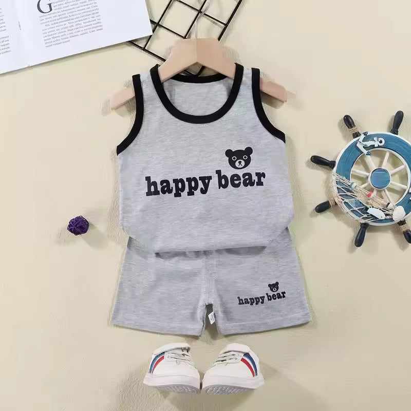 Kids' Summer Outfit – Vest and Pants