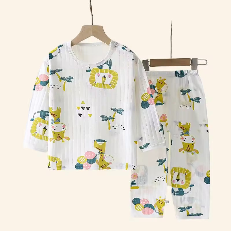 Kids' Cotton Set – Long-Sleeve Sleepwear