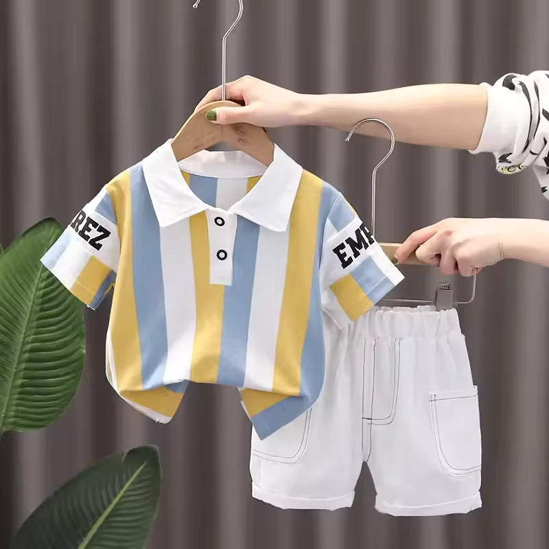 Kids' Polo Set – T-shirt and Pants