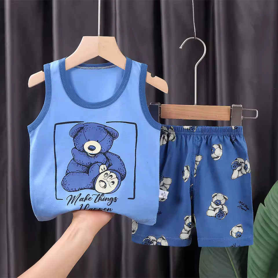 Kids' Summer Outfit – Vest and Pants