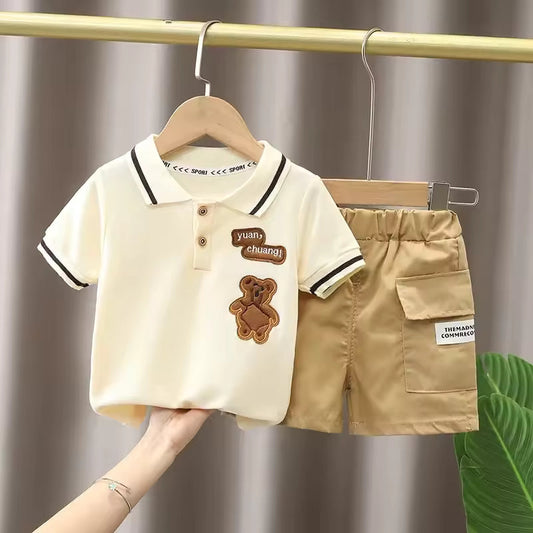 Kids' Polo Set – T-shirt and Pants
