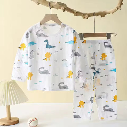 Kids' Cotton Set – Long-Sleeve Sleepwear