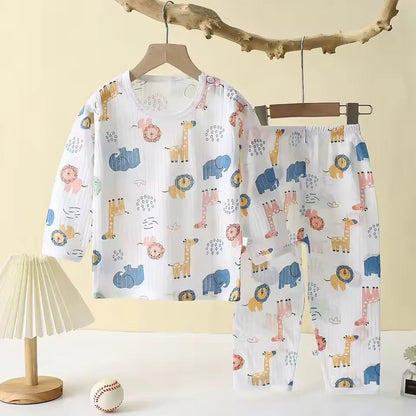 Kids' Cotton Set – Long-Sleeve Sleepwear